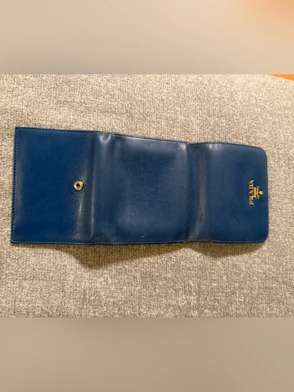 Prada trifold wallet